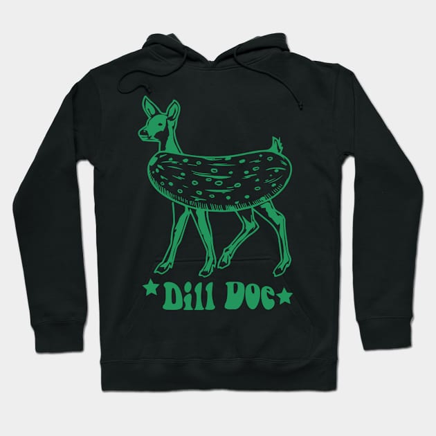 Dill Doe Tee, Funny Men's Hoodie by blacckstoned